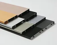 Nouvelle conception de bande lumineuse LED pour plinthe, canal en aluminium pour armoire murale