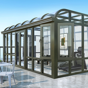 Veranda Prefabbricata Moderna per Esterni <span class=keywords><strong>con</strong></span> <span class=keywords><strong>Vetro</strong></span> Laminato, Durevole, a Risparmio Energetico, Facile da Installare - Product Image 4
