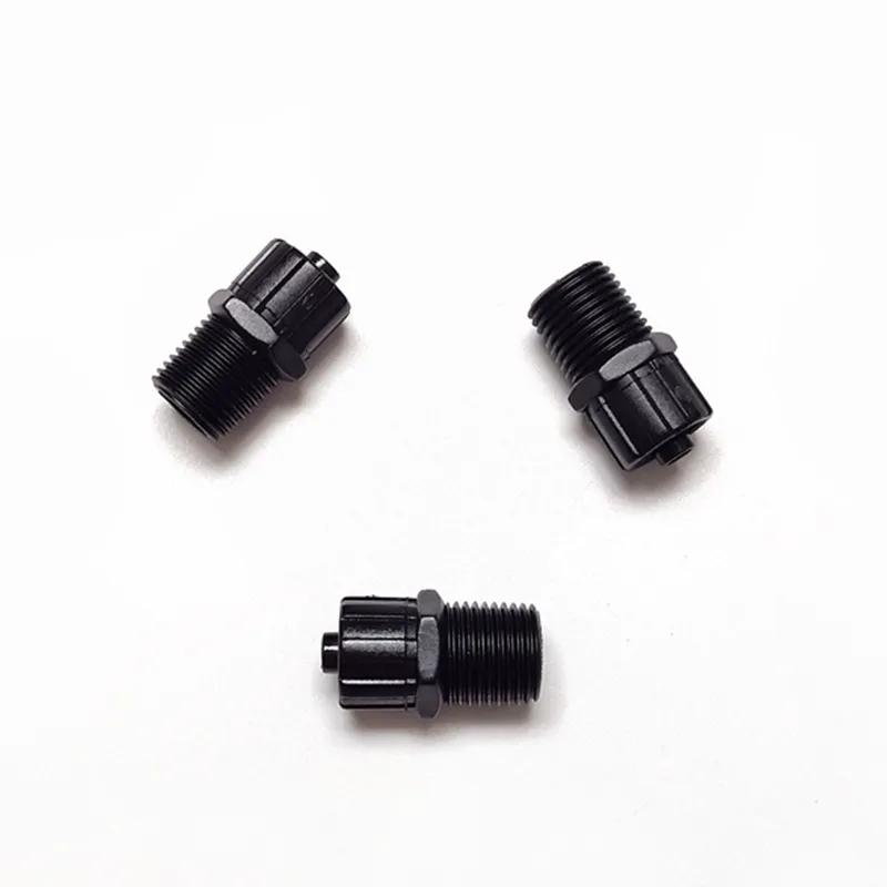 Wholesale Nylon 1/8NPT Threaded Adapter Pipe Fittings Plastic Hose barb Joint Male Air Hose Coupling Luer Lock Connector