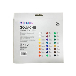 Niceaureuo — ensemble de peinture <span class=keywords><strong>Gouache</strong></span> de 12ml, Tube écologique pour étudiants, 24 couleurs, Grade <span class=keywords><strong>Studio</strong></span> - Product Image 2