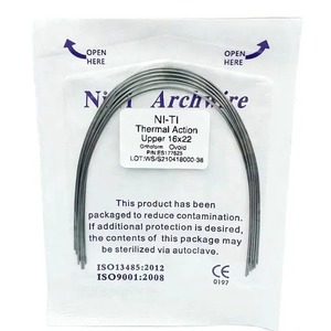 Ni-Ti Archwire Thermal Action Upper 16x22 Orthodontic Ovoid <b>Wire</b> Medical Device - Product Image 2