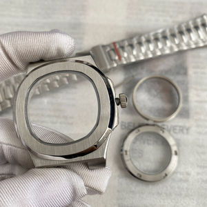 Caja y correa de acero inoxidable de 41 mm con cristal de zafiro 5711Mod, con esfera y manual, aptos para el movimiento NH35/NH38 - Product Image 6