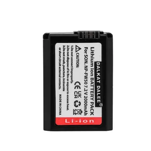 7.2v 2000mAh appareil photo numérique NP-FW50 batterie de grande capacité pour sony a6100 a3000 a3500 a5000 a5100 a6000 a6300 a6500 a6400