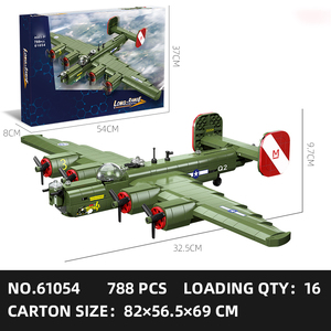 788 Uds 3D B-24 Liberator Air Force Bomber Fighter Jet modelo de juguete avión bloque de construcción Flying Fortress regalo para chico - Product Image 2