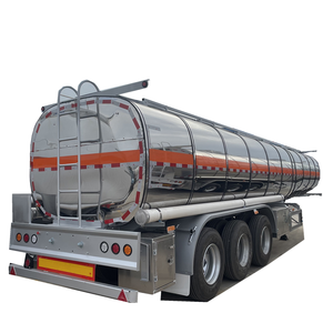 Semi-remorque citerne à carburant/huile en acier de haute qualité, 3 essieux, 45 000 litres, capable de transporter du diesel, de l'essence et du pétrole - Product Image 2