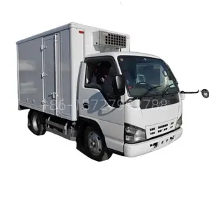 1suzu 5000kg 5C to 20C double controlled thermo king frozen meat Good quality 12v/24v truck refrigeration units Reefer Truck