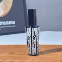 Botol Parfum Mewah 15ml Heksagonal Kaca Berlapis UV, Botol Semprot Parfum Isi Ulang Kosong dengan Pompa Aluminium, Botol Parfum Travel