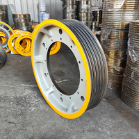 Poulie de traction d'ascenseur Mitsubishi EM2470 EM2430 OD710/720 à 7 rainures pour câble métallique de 12/14 mm, pièce de rechange pour roue de machine de traction d'ascenseur