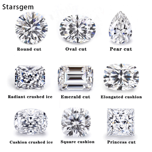 Starsgem-moissanita de 1 quilate, Diamante de moissanita auténtico, 6,5mm, precio al por mayor - Product Image 3