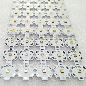 UVC Diode LED SMD3535 sumber cahaya lensa datar 120 derajat 275nm @ 2-4mW modul PCB Diode UV untuk penelitian pengujian