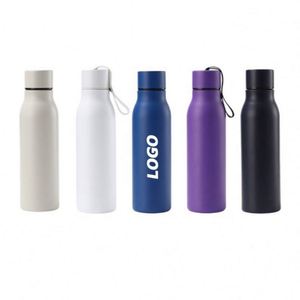 <b>Insulated</b> 304 Stainless Steel Sports Water Bottle, Double Wall Vacuum Cola-Shape Travel <b>Mug</b> for Outdoor & Car Use - Product Image 1
