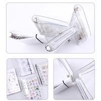 Album de stickers réutilisable, album de stickers pour planificateur, pochettes de rangement pour stickers, album photo, album de scrapbooking pour stickers
