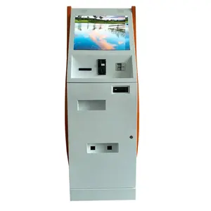 All In 1 Cash Exchange Terminal Touch Screen Self Service ATM Machine Coin Bill Acceptor Payment Kiosk