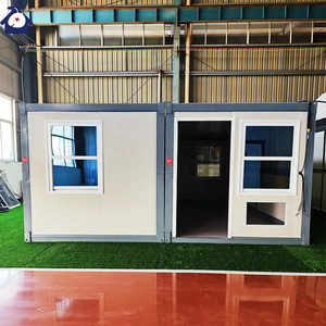 Casa prefabricada con contenedor plegable de dos pisos, casa plegable Sandong, contenedor modular, vida moderna, pequeña casa prefabricada plegable - Product Image 4