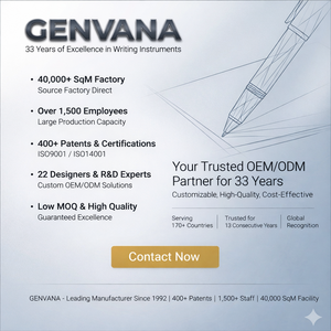 Bolígrafos de Gel Líquido Personalizados al por Mayor Genvana, <span class=keywords><strong>Punta</strong></span> <span class=keywords><strong>Fina</strong></span>, Escritura Suave, <span class=keywords><strong>Punta</strong></span> de Aguja de 0.4 mm, con Logotipo Personalizado - Product Image 6