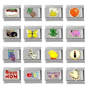 304 Stainless Steel DIY Charm <b>Bracelet</b> <b>Cute</b> Animal Module Italy Stainless Steel Elastic <b>Bracelet</b> Fashion Charm <b>Bracelets</b> - Product Image 2