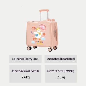 Maleta Infantil Unisex con Ruedas Giratorias, Carcasa Rígida de PC, Maleta Pequeña con Candado, Asa Suave para Subir al Avión, Maleta de Viaje - Product Image 5