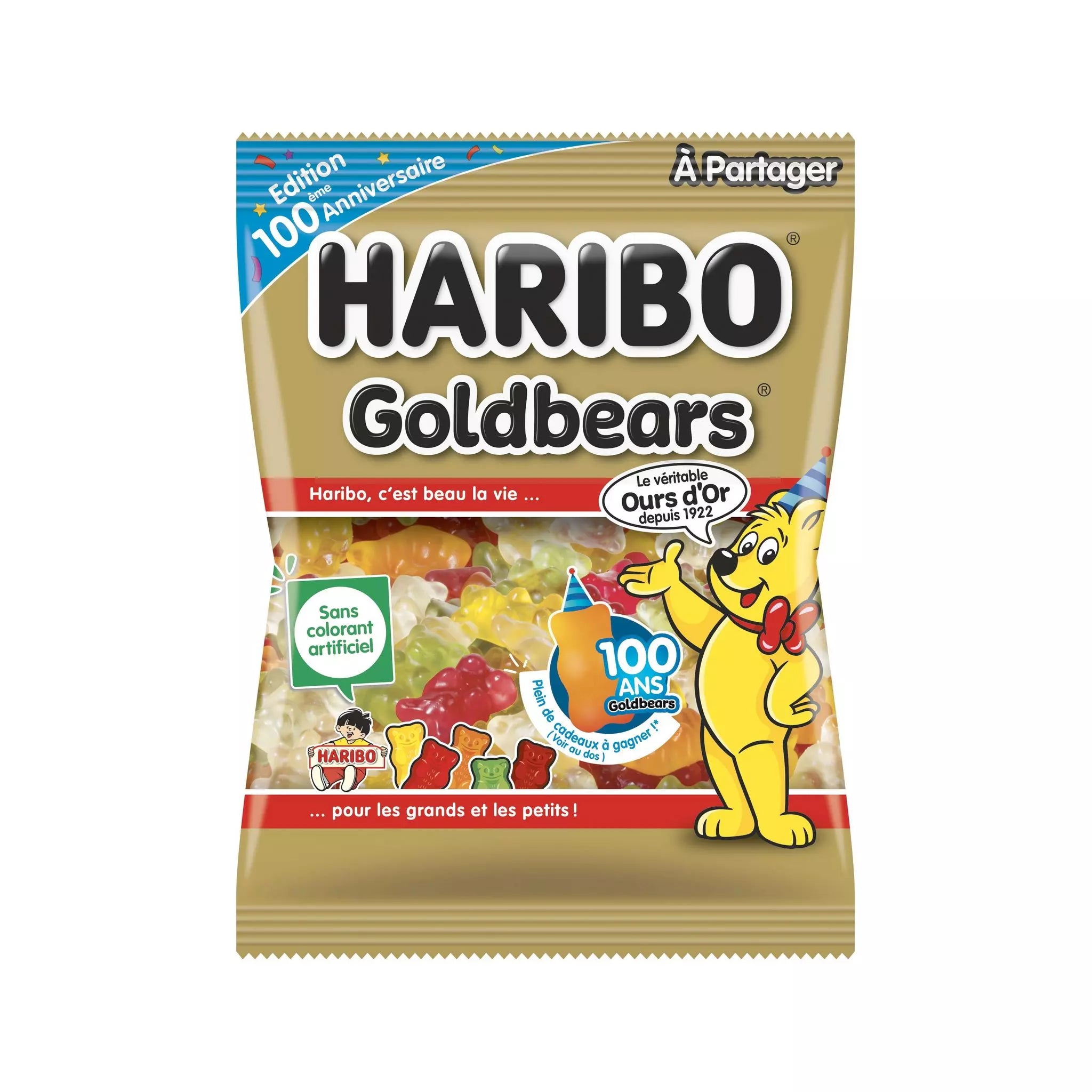 HARIBO Goldbears желе медведи конфеты вкусные мягкие мармеладки со вкусом пудинга с шестью восхитительно нечеткими вкусами
