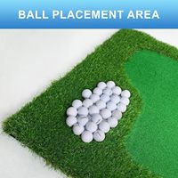 Tapis de golf d'intérieur professionnel 3,3x10 pieds en gazon artificiel (EVA/PP) avec fosse à sable pour la pratique à domicile