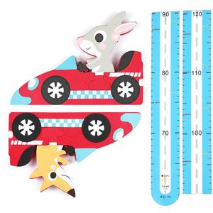 Regla de medida de tamaño para niños, tabla de crecimiento de pared de habitación para niños, altura magnética, altura de pared autoadhesiva, regla de unicornio rosa para niños - Product Image 4