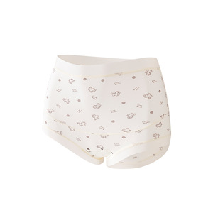 Braguitas de Maternidad de Talla Grande con Cintura Alta, Estampado de Dibujos Animados, Tela Materno-Infantil, Antibacterianas, con Entrepierna de Algodón Extendida de 16 cm - Product Image 5