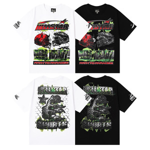 Customizable Beauty for for Hell <strong>Star</strong> Helmet <strong>War</strong> Ready Casual Short-sleeved <strong>T</strong>-<strong>shirt</strong> 230g Print 100% Cotton Breathable Loose Fit - Product Image 5