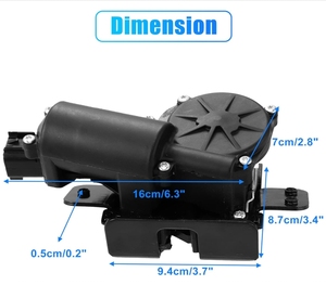 13581405 phía sau liftgate trở lại cửa chốt khóa cho Chevrolet GMC Cadillac Buick cổng sau thân cây hành lý nắp khóa 931 107 13501872 - Product Image 5