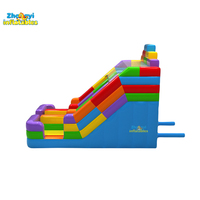 Toboggan gonflable de haute qualité, toboggan gonflable commercial, toboggan gonflable sec d'extérieur, toboggan gonflable rose pour enfants