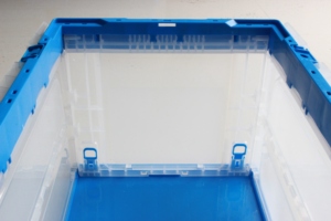 Nexara có thể tái chế lớn nhựa đóng mở thùng hộp rắn cho doanh thu hậu cần và lưu trữ thiết kế xếp chồng - Product Image 2