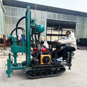 דולפין הידראולי זוחל מים היטב מכונת קידוח 200 מ 'בורהאולה עם מנוע דיזל - Product Image 4