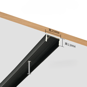 Éclairage intérieur Design moderne Système d'éclairage sur rail à 4 fils et 3 circuits Aluminium Montage en surface avec source LED - Product Image 4