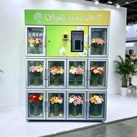 Distributeur automatique de fleurs intelligent 24h/24, refroidissement par air, conservation de la fraîcheur