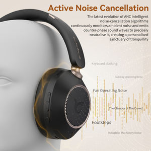 Casque sans fil <span class=keywords><strong>Bluetooth</strong></span> 5.4 avec réduction de bruit, micro, écouteurs supra-auriculaires, stéréo, pour le sport, les jeux, compatible avec Apple, smartphone, <span class=keywords><strong>PC</strong></span> - Product Image 3