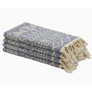 Set of 4 Turkish Terry Hand Kitchen Small <b>Towel</b>, Peshkir, Pestemal Farmhouse Decorative Hand <b>Towels</b> New Style Quick Dry Rustic - Product Image 1