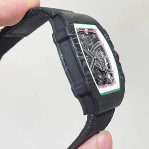 שעון טורביון מכני אוטומטי יוקרתי לגברים, דגם אולטרה-דק 7.8 מ\\\"מ, אולטרה-קל, מסיבי פחמן, עם לוח מחוגים עם מחוגים - Product Image 5