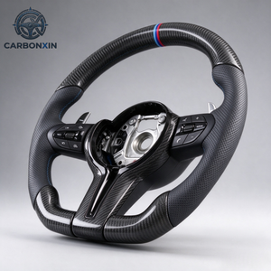 Volant de voiture en cuir personnalisé pour BMW F10 F20 F15 F31 F30 F32 F34 F36 X1 X2 X3 X4 X5 X6 M2 M3 M4 E90 E92 E82 E53 E89 E81 - Product Image 4
