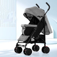 Poussette pliable légère pour bébé, chariot de marche pour nouveau-nés de 0 à 36 mois, poussette bébé, landau