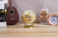 Globo Terráqueo de Plástico de Alta Calidad, Estilo Europeo, Adorno de Escritorio para la Enseñanza de Geografía, Venta al por Mayor
