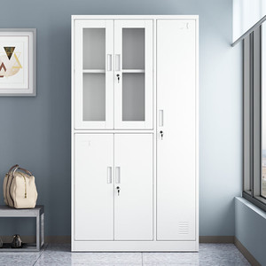 Hongming Steel Locker 5 Door <b>Lockable</b> Metal <b>Cabinet</b> Office <b>Storage</b> Organizer Minimalist Design Standing Type Rectangle Shape - Product Image 2