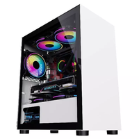 R5 5600 RX 5600xt 32G RGB DDR4 B450 Motherboard AM4 Full Gaming PC RGB Lighting Custom Desktops for Wholesale Build Your Own