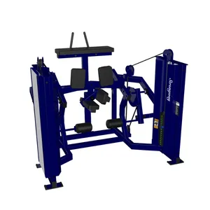 Équipement de gym commercial Force Mts Double Poids Stack Pin Loaded Machine Kneeling Leg Curl