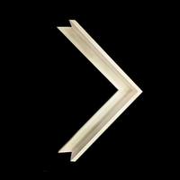 Profilé de cadre flottant en bois massif naturel 8765, 12x41mm, en forme de L, pour galerie d'art