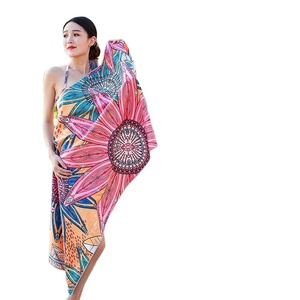 Custom Digital Printing Small Absorblite Compressed <b>Magic</b> Microfiber <b>Beach</b> Towel Set for Australia - Product Image 6