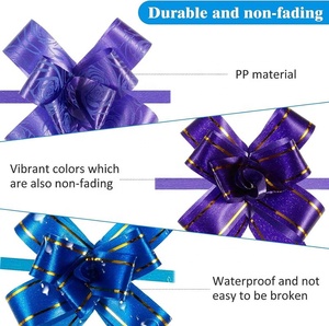 Lazos de Cinta Rizada Holográfica Colorida, Regalos Ecológicos para el Día de San Valentín, Cumpleaños, Navidad, Lazos de Cinta con Mariposas - Product Image 5