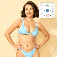 OEM ODM Custom Dames Triangel Halter Bikini Set Groothandel Snel Droogend Ademend Anti-UV Plus Size Strandkleding Rechtstreeks van de Fabriek