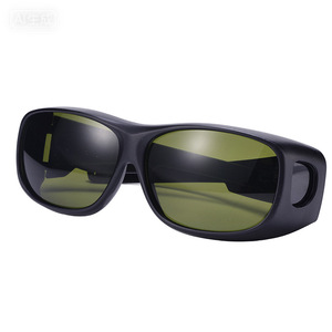 Protective Safety Goggles Black <b>Frame</b> 2.0mm Lens Impact Resistance Welding Eye Protection - Product Image 1