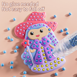 Set de Arte con Puntos Personalizado DIY al por Mayor, Juguete Artesanal con Pegatinas de Cuentas con Patrones de Dibujos Animados para Niños, para Juego Creativo, Venta al por Mayor - Product Image 5