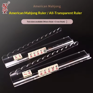 Règle de Mahjong transparente en acrylique, motif vague Royal <span class=keywords><strong>Saint</strong></span> US, fabriquée en Chine - Product Image 4