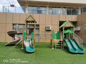 Nouveau <span class=keywords><strong>bac</strong></span> <span class=keywords><strong>à</strong></span> <span class=keywords><strong>sable</strong></span> multifonctionnel assemblé en bois pour enfants mur d'eau en bois petite aire de jeux extérieure avec pots de fleurs - Product Image 6