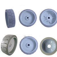 Manlift Vollgummireifen mit Löchern 385/65-24 36x14-20 33x12-20 250-15 für Gabelstapler Hubarbeitsbühne mit Felge erhältlich